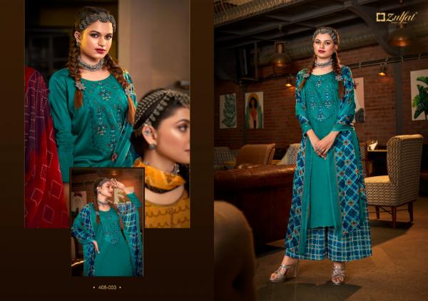 Zulfat Mohini 8 Designer Cotton Embroidery Dress Materials